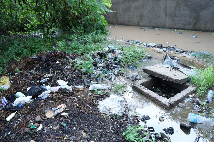 environment-of-the-holding-tank-flooded-by-over-flow-and-rain