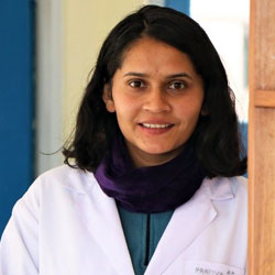 Prativa Poudel, PhD Scholar at the School of Science, Kathmandu University